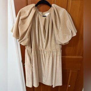 Entro Shimmering Tan Kids Dress